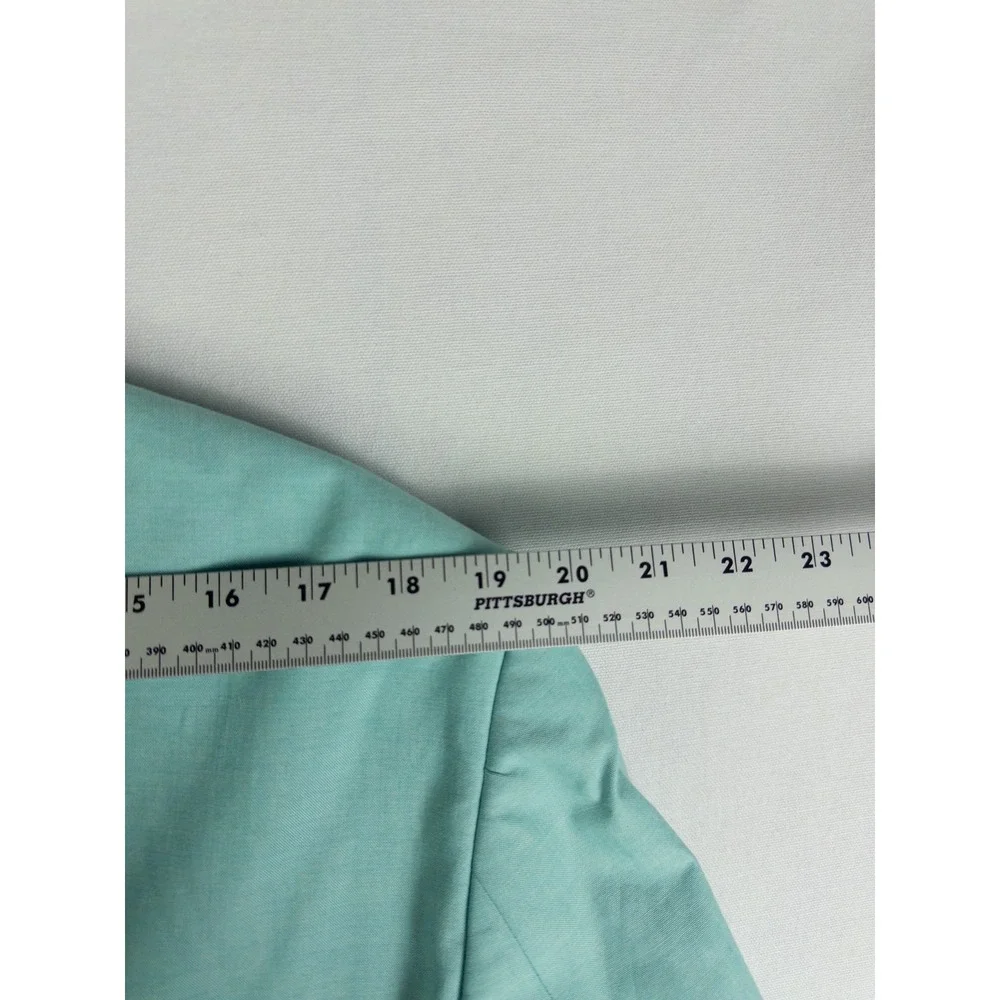 Saddlebred Mint Turquoise Sport Coat Blazer Mens Gingham Lined 42R Preppy Countr